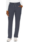 Pewter - Women's Zipper Scrub Pants