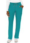 TEAL - Med Couture Insight Women Scrub Pants - Front View