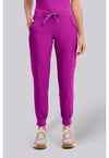 Back to the Fuschia - Med Couture Insight Women Scrub Pants - Front View
