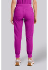 Back to the Fuschia - Med Couture Insight Women Scrub Pants - Back View