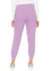 Lilac - Med Couture Insight Women Scrub Pants - Back View