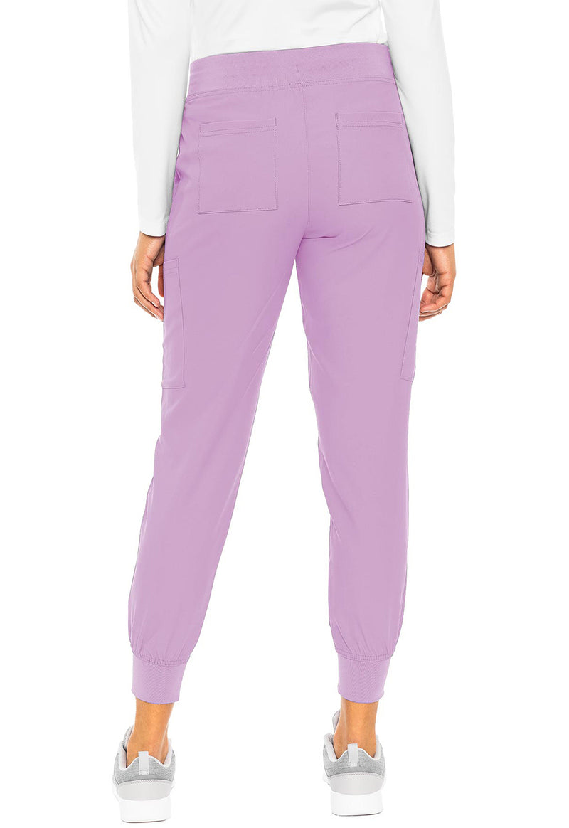 Lilac - Med Couture Insight Women Scrub Pants - Back View