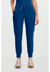 Ocean Abyss - Med Couture Insight Women Scrub Pants - Front View