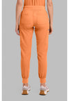 Papa Don't Peach - Med Couture Insight Women Scrub Pants - Back View