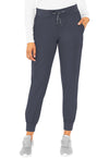 Pewter - Med Couture Insight Women Scrub Pants - Front View