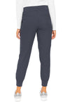 Pewter - Med Couture Insight Women Scrub Pants - Back View
