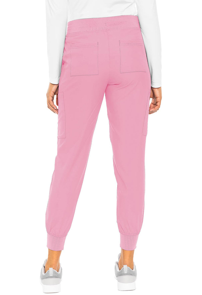 Taffy Pink - Med Couture Insight Women Scrub Pants - Back View