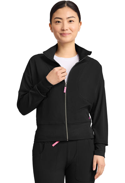 Women's Cropped Warm Up Scrub Jacket