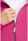 Pink Power - Women's Cropped Warm Up Scrub Jacket (View 2)