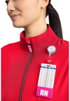 Solar Flare - Women's Cropped Warm Up Scrub Jacket (View 3)