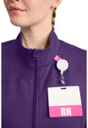 Galactic Purple - Women's Warm Up Scrub Jacket (View 2)