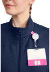 Navy - Women's Warm Up Scrub Jacket (View 2)