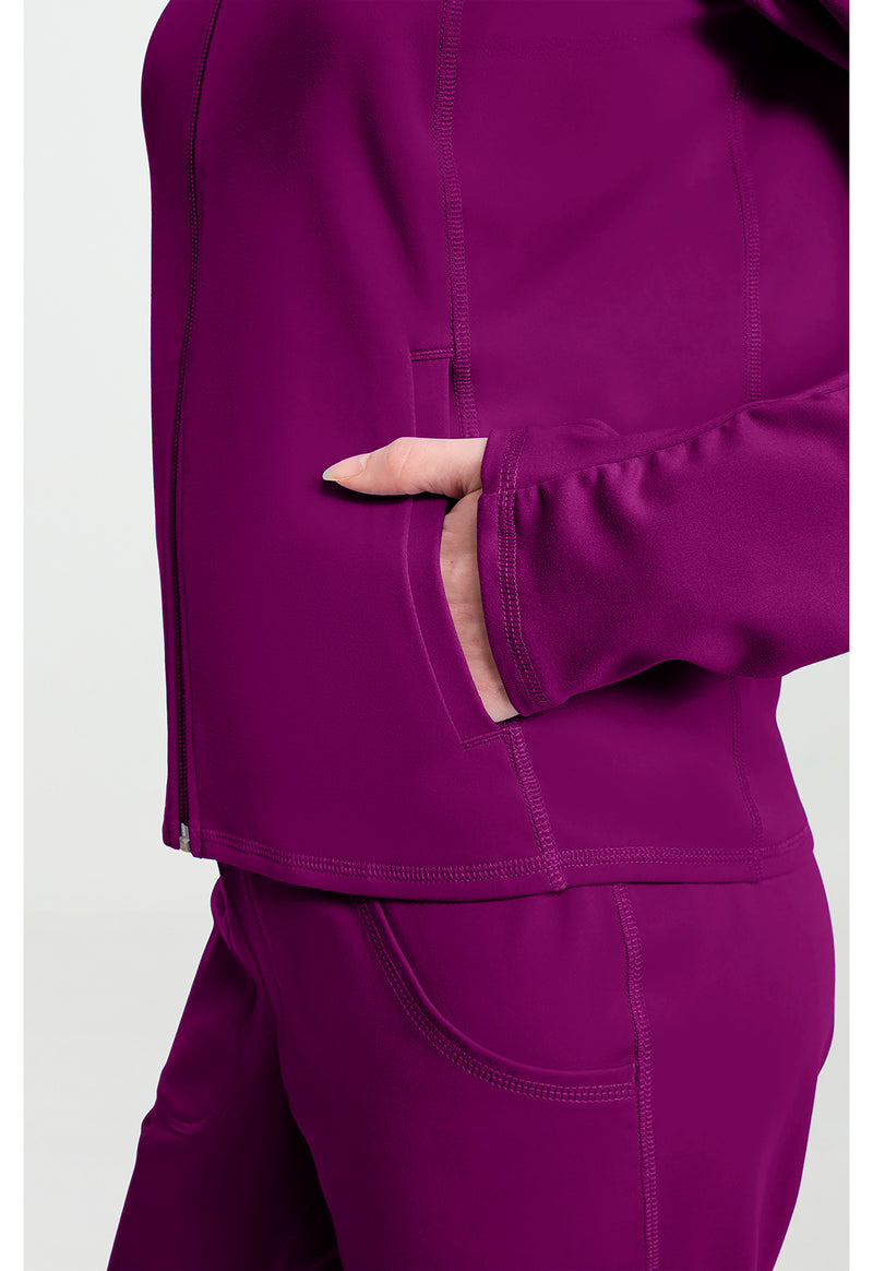 Plum Royale - Women's Warm Up Scrub Jacket (View 3)