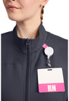 Pewter - Women's Warm Up Scrub Jacket (View 2)