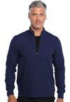 Navy - Men's Zip Front Jacket