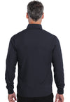 Pewter - Men's Zip Front Jacket (Back)