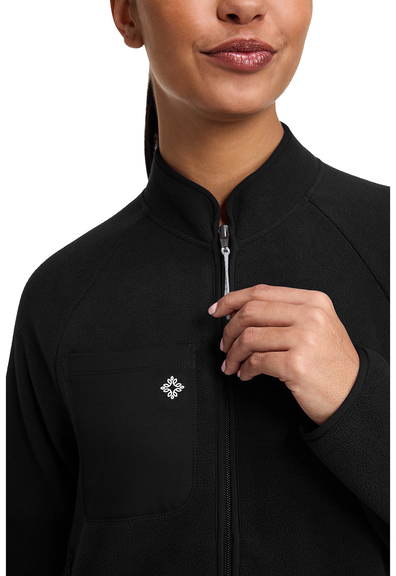Black - Fleece Warm Up Jacket (View 3)