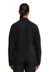 Black - Fleece Warm Up Jacket (Back)