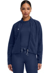 Navy - Fleece Warm Up Jacket