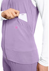 Digital Lavender - Women's 4-Pocket Zip Front Vest (View 2)