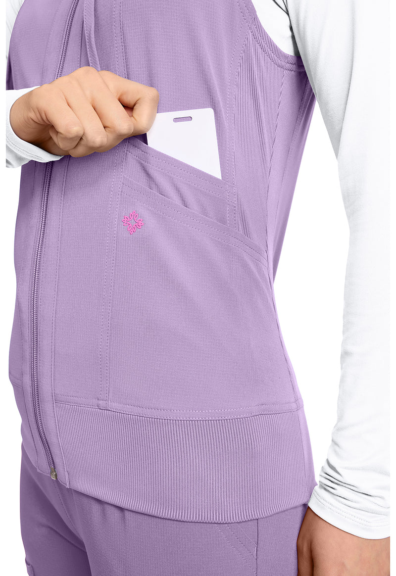 Digital Lavender - Women's 4-Pocket Zip Front Vest (View 2)