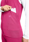 Pink Power - Women's 4-Pocket Zip Front Vest (View 2)