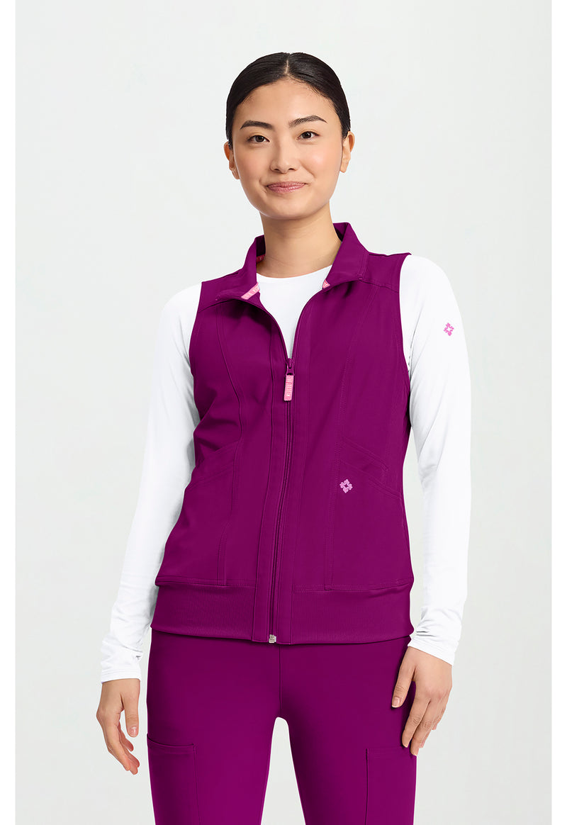 Plum Royale - Med Couture AMP Women Vest - Front View