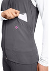 Pewter - Women's 4-Pocket Zip Front Vest (View 2)