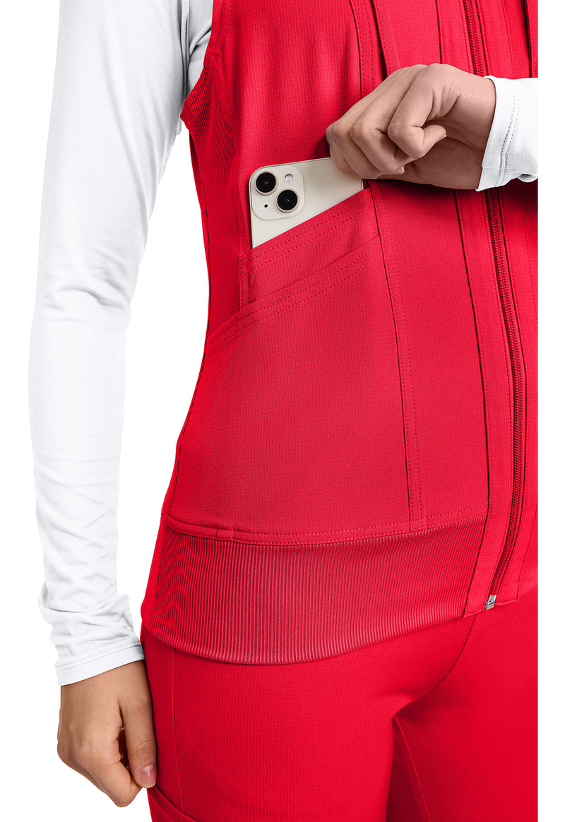 Solar Flare - Women's 4-Pocket Zip Front Vest (View 3)