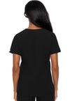 black - Maternity V-Neck Top (Back)