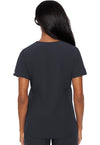 pewter - Maternity V-Neck Top (Back)