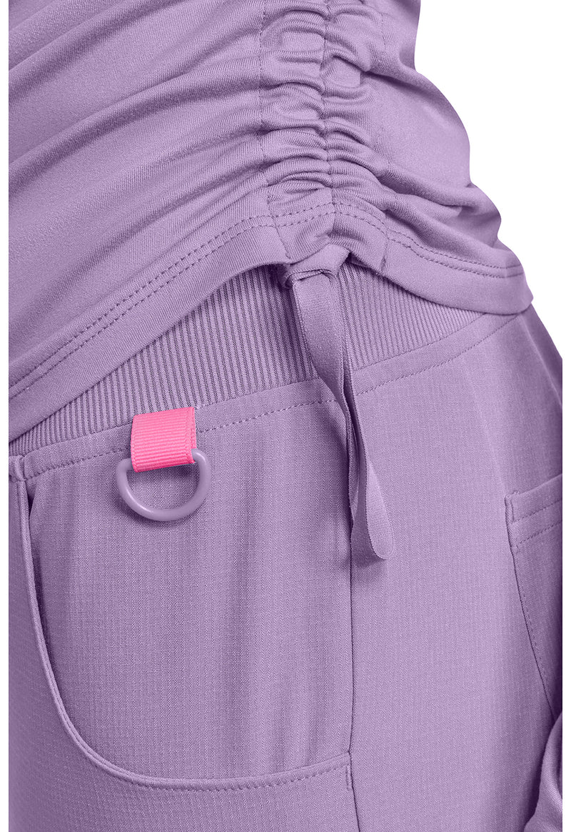 Digital Lavender - Long Sleeve Ruched Underscrub (View 3)
