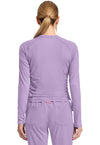 Digital Lavender - Long Sleeve Ruched Underscrub (Back)