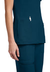 Caribbean - Women's V-Neck Scrub Top (View 2)