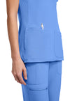 Ciel - Women's V-Neck Scrub Top (View 2)