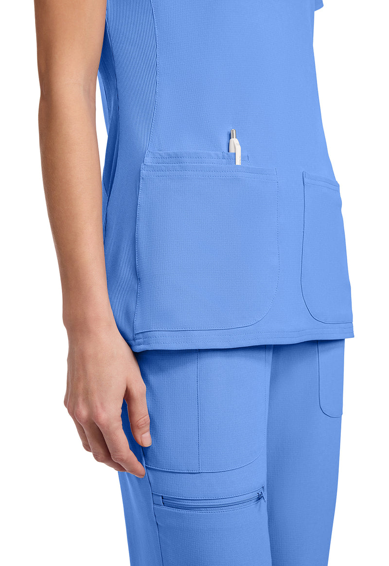 Ciel - Women's V-Neck Scrub Top (View 2)