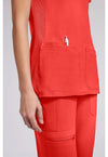 One In A Melon - Women's V-Neck Scrub Top (View 2)