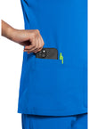 Royal - Women's V-Neck Scrub Top (View 2)