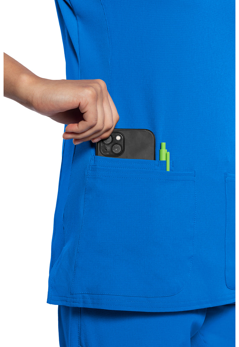 Royal - Women's V-Neck Scrub Top (View 2)