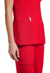 Solar Flare - Women's V-Neck Scrub Top (View 2)