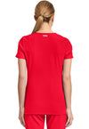 Solar Flare - Med Couture AMP Women Scrub Top - Back View