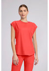 One In A Melon - Med Couture AMP Women Scrub Top - Front View