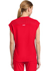 Solar Flare - Med Couture AMP Women Scrub Top - Back View