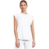 white - Round Neck Tuckable Top