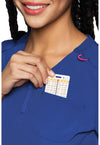 Royal - Quarter Zip V-Neck Tuckable Top (View 2)