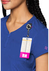 Royal - Quarter Zip V-Neck Tuckable Top (View 3)
