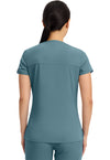 Blue Jean Baby - Med Couture Touch Women Scrub Top - Back View