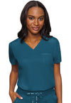 Caribbean - Med Couture Touch Women Scrub Top - Front View