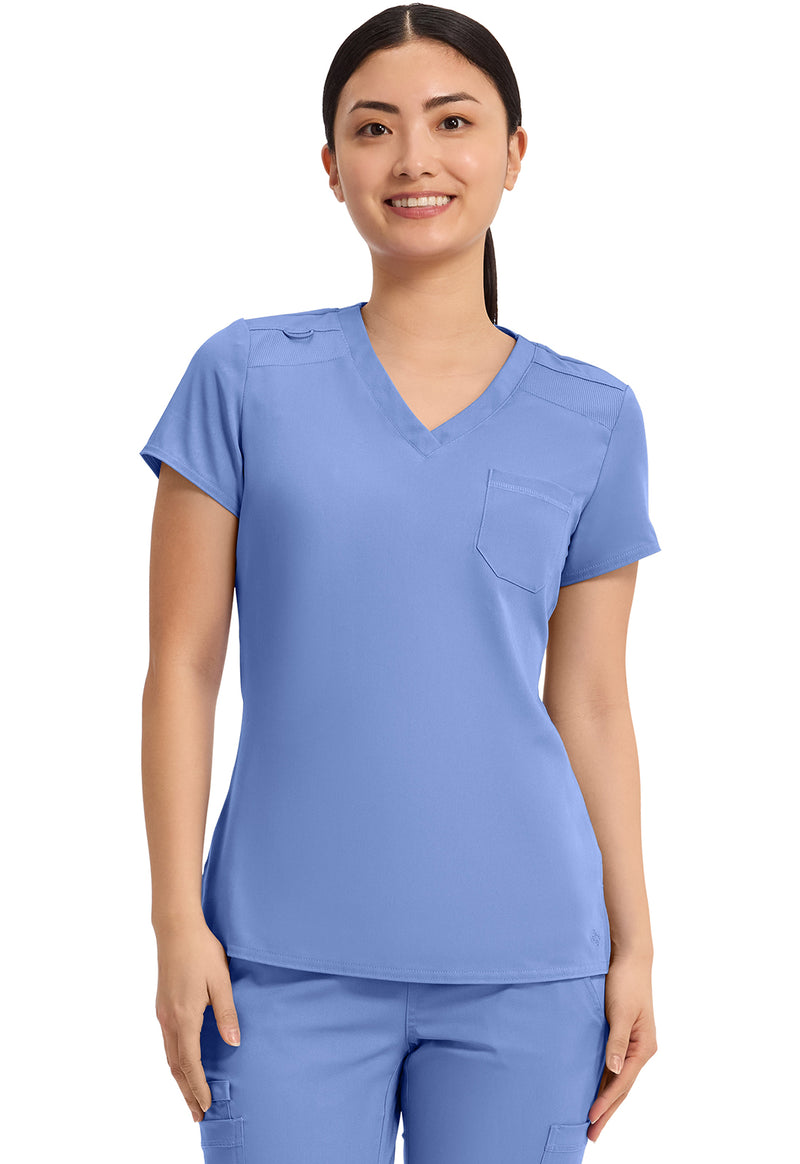 Ciel - Med Couture Touch Women Scrub Top - Front View