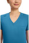 Mali-Blue Shore - Women's V-Neck Tuck In (View 2)